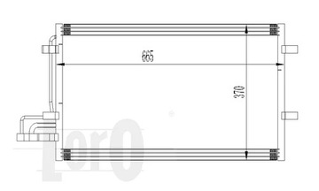 ABAKUS 017-016-0015 KONDENZÁTOR KLIMATIZACE