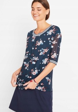 Bonprix 40 S30 KOSZULA DWUWARSTWOWA Z SIATECZKĄ