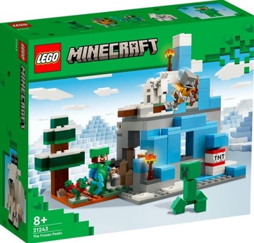 21243 klocki lego ośnieżone szczyty minecraft