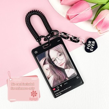 Акриловый держатель для карт Корейский держатель для карт Kpop Idol Dialog