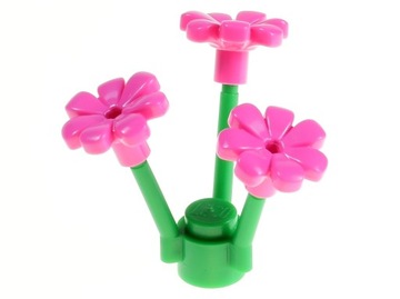 LEGO Kwiatek z łodygą 32606 różowy ciemny
