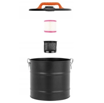 VOREL ODKURZACZ DO POPIOŁU KOMINKA GRILLA SEPARATOR 18L FILTR PET V72920