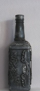 2 x УКРАШЕНИЕ БУТЫЛКИ В ТЕХНИКЕ ДЕКУПАЖ РУЧНОЙ РАБОТЫ