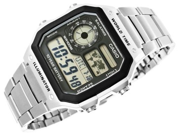 MĘSKI ZEGAREK CASIO AE-1200WHD WODOSZCZELNY ELEKTRONICZNY