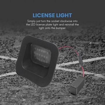 SVÍCENÍ TABULKY SPZ LED DO DODGE RAM 1500 2500 3500 2003-2018