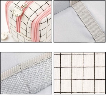 Школьный пенал, большой и вместительный, с отделением, косметичкой, саше.