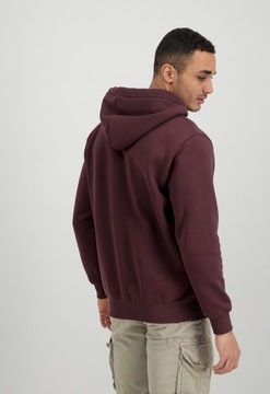 Mikina Alpha Industries Basic Hoody deep maroon XL