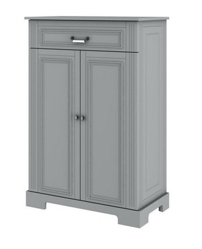 Bellamy Ines Grey komoda 2-drzwiowa wysoka szara