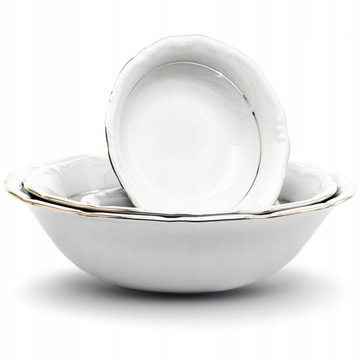 B014 SALATERKA OKR. 23 cm ZŁOTA LINIA MARIA TERESA