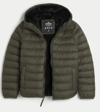 Kurtka Abercrombie Hollister L puchowa zimowa ultimate puffer