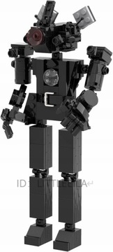 NEW KLOCKI SKIBIDI TOILET TITAN TV MAN FIGURKA 400el