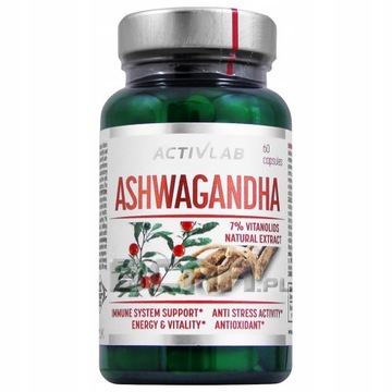 Suplement diety Activlab Ashwagandha 60 kapsułek