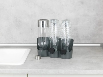 Держатель для бутылок Sodastream из нержавеющей стали, сушильный лоток