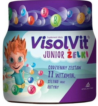 Visolvit JUNIOR żelki witaminy DLA DZIECI 100%