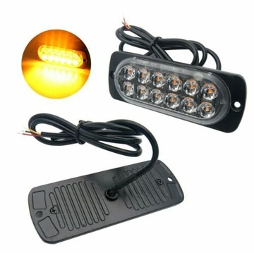 Сигнальные лампы Автомобильные проблесковые огни 4x 12LED 12/24В