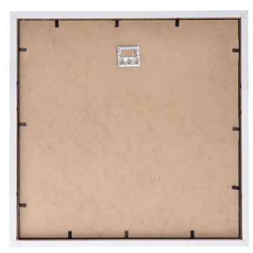 Рамка для фото 40х40, белая квадратная рамка