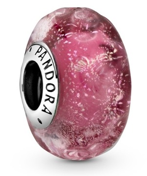 Charms Różowe Fale Murano Pandora 798872C00