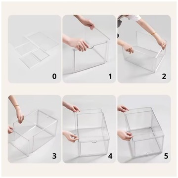 КОРОБКА-ОРГАНИЗАТОР ПРЕМИУМ ОБУВИ КОНТЕЙНЕР для игрушек 4D офисные аксессуары