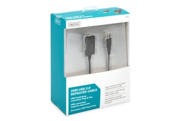 Удлинительный кабель DIGITUS Active USB A 2.0, 25 м