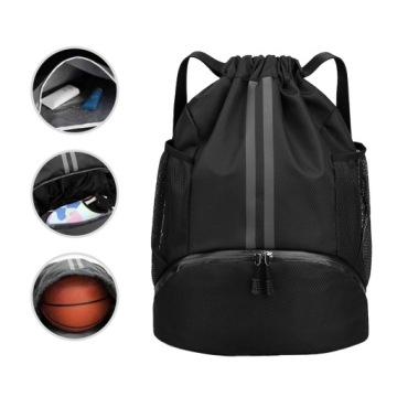 Футбольная спортивная сумка с стрункой водонепроницаемой рюкзак на обуви PE