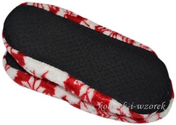 ЖЕНСКИЕ РОЖДЕСТВЕНСКИЕ УТЕПЛЕННЫЕ ТАПОЧКИ, ПОДАРОК