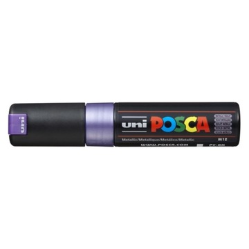 MARKER POSCA PC-8K UNIZ FARBĄ PLAKATOWĄ MET FIOLET