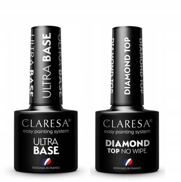 CLARESA ZESTAW ULTRA BASE + DIAMOND TOP NO WIPE