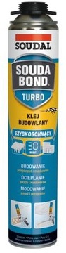 SOUDAL SZYBKI PIANOKLEJ KLEJ W PIANIE SOUDABOND EASY TURBO 750ml