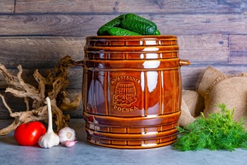 БОЧКА для квашения КАПУСТЫ, ОГУРЦА 21л, Керамика