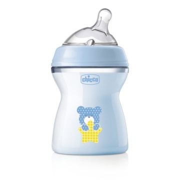 Пляшка пластикова NaturalFeeling синій 250 мл 2 міс.+