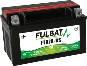 Akumulator Fulbat FTX7A-BS YTX7A-BS 12V 6.3Ah 90A