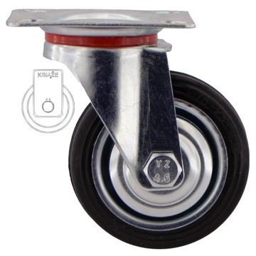 НАБОР ИЗ 4 ШТ. Полочная тележка WHEELS fi 75 12STGU75