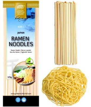 Japoński Makaron Pszenny Do Zupy RAMEN Nitki w Porcjach Japan Ramen 375g