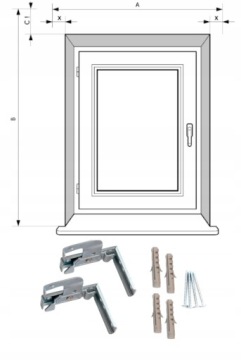 Задвижки из древесины дуба 50 мм 100x160