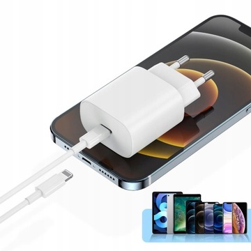 БЫСТРОЕ ЗАРЯДНОЕ УСТРОЙСТВО USB-C 25 ВТ ​​ДЛЯ IPHONE 11 12 13 PRO