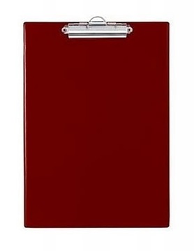 CLIPBOARD DESKA Z KLIPEM A5 BORDOWA TRES