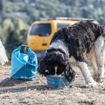 Kurgo Kibble Carrier текстильный контейнер для корма для собак, водонепроницаемый Синий