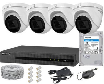 Zestaw Hikvision Hiwatch HWI-T240H + HWN-4104MH-4P