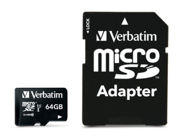 Verbatim 64 GB SD Micro (SDXC) Class 10