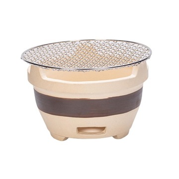 Mały grill z kuchenką kempingową z siatki drucianej Ceramiczny piec do grillowania w stylu A