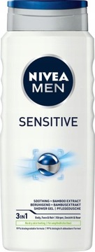 NIVEA MEN Żel pod prysznic Sensitive PRO 500ml x4