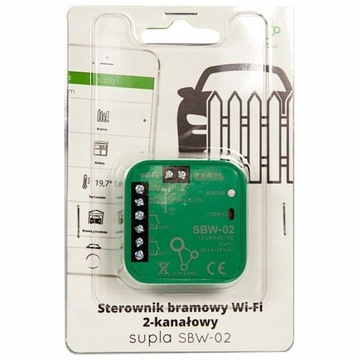 2-канальный контроллер WIFI-ворот SBW-02 SUPLA SPL10000019