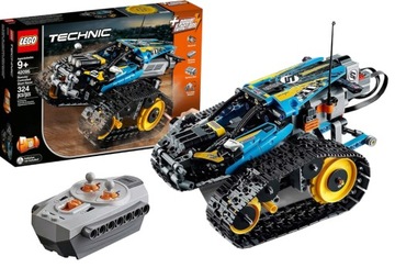 LEGO TECHNIC 42095 ZDALNA WYŚCIGÓWKA 2xDUŻY SILNIK