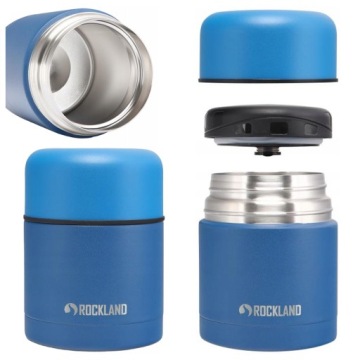 TERMOS OBIADOWY NA ŻYWNOŚĆ ZUPĘ DO SZKOŁY PRACY ROCKLAND COMET 500ML BLUE