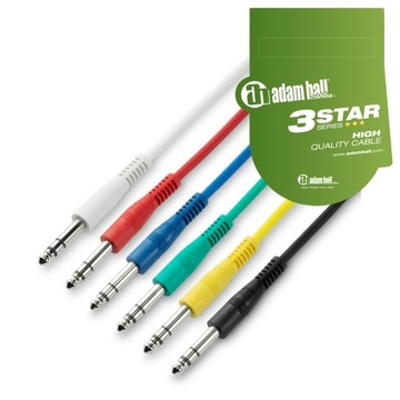 ADAM HALL K3BVV KABEL AUDIO JACK - JACK 6szt 0.9m