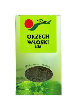 Orzech włoski liść 50 g Runo DZIAŁA PRZECIWWIRUSOWO