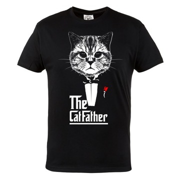 MĘSKA KOSZULKA Z KOTEM KOT THE CATFATHER 24