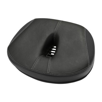 Noseless Saddle Wide Soft Saddle Seat PU Comfort Seat Cushion Bike Black