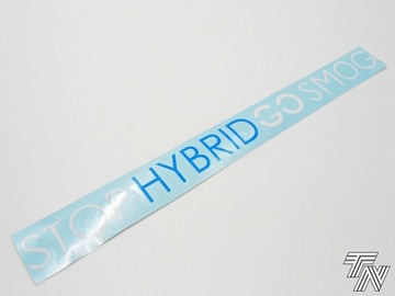 Наклейка Stop Hybrid Go Smog, длина 35 см.