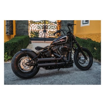 HARLEY M8 Softail Street Bob соло в стиле ретро